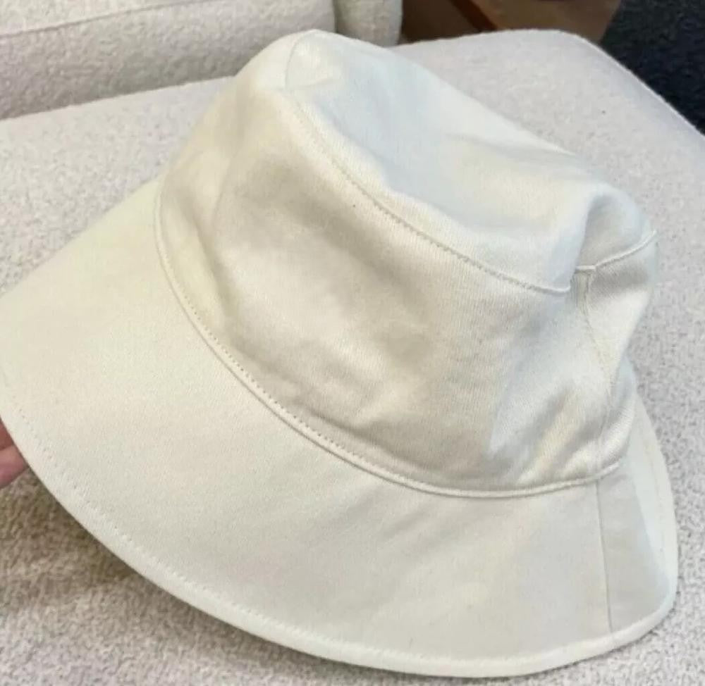 Solara Wide-Brim Cotton Bucket Hat