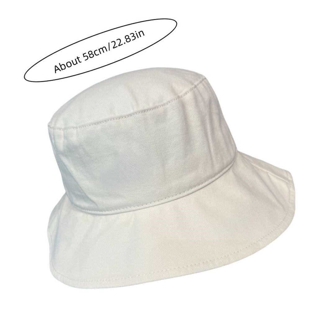 Solara Wide-Brim Cotton Bucket Hat