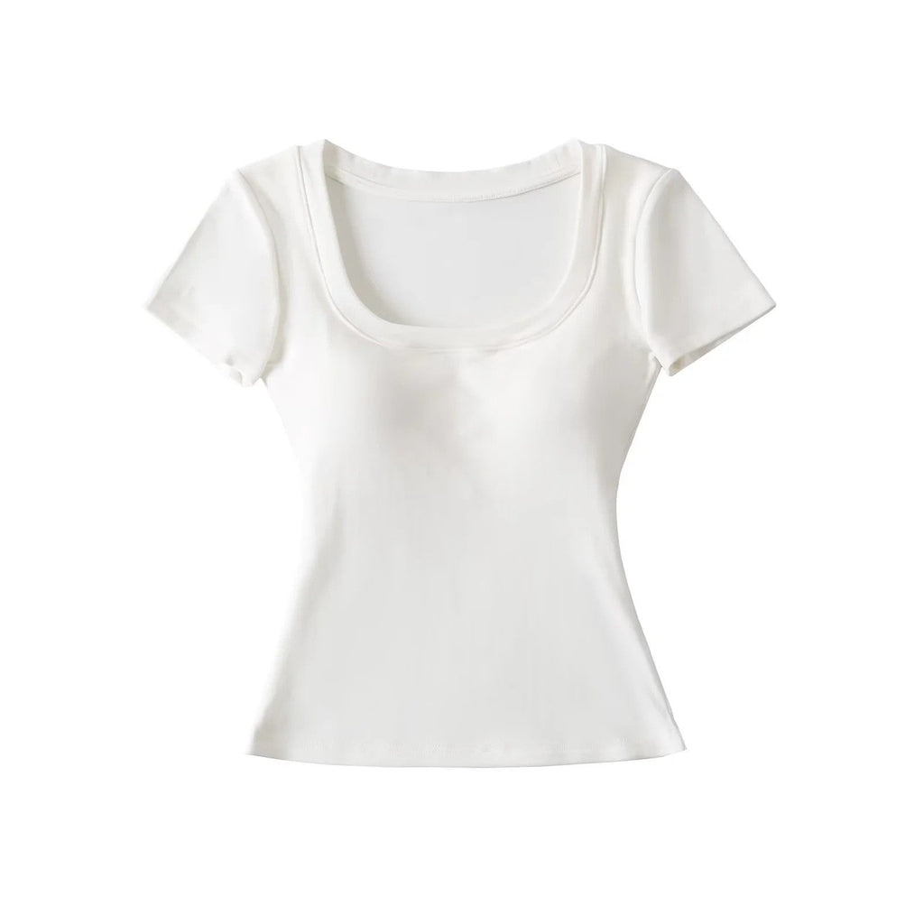 Solenne Padded Shoulder Tee