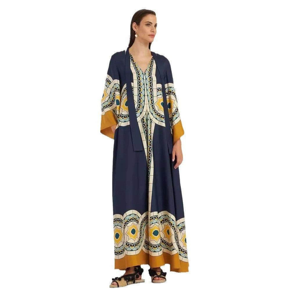 Summer Soft-Touch Printed Casual Dress