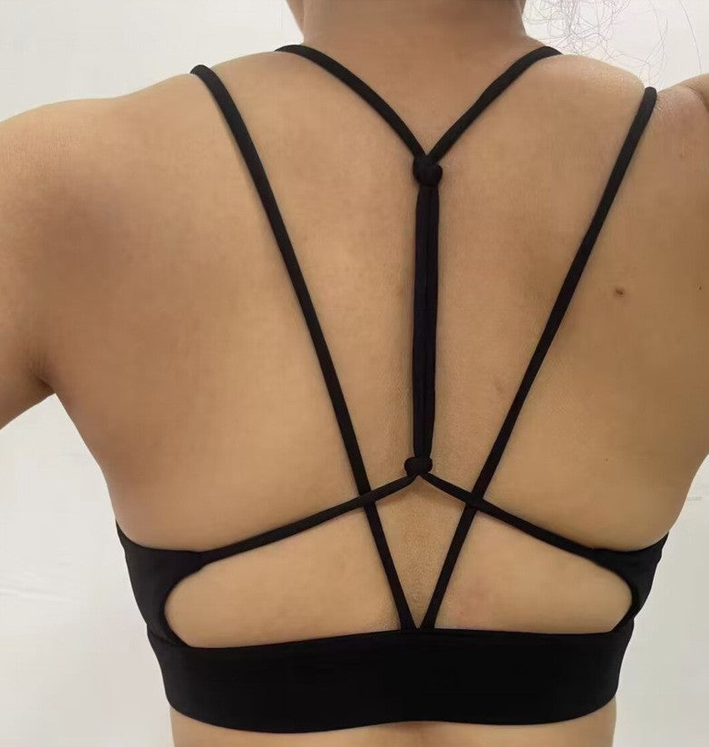 Vetra Geometric Sports Bra